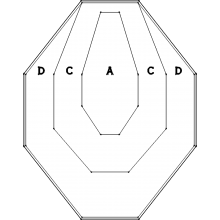 Мішень картонна IPSC класична (біла)