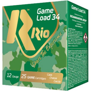 Патрон RIO к.12 Game Load 34 FW RIO50 (Б/К) (RIO100) 34гр №5