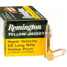 Патрон нарезной Remington Yellow Jacket Hyper Velocity кал .22 LR пуля HP маса 33 гр (2.1 г)